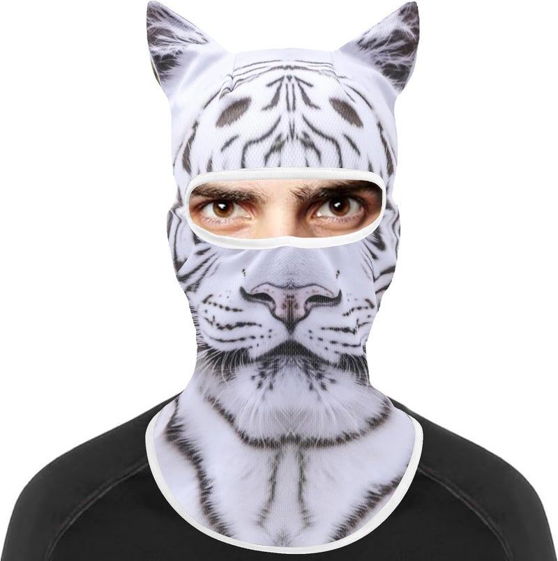 Cutewing Balaclava Mask 3D Print Full Face Mask Cooling Neck Gaiter Sun Protection Face Cover Mask Windproof Ski Mask - Image 2